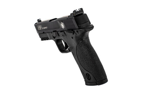 The Smith & Wesson M&P 22 Compact Handgun features adjustable sights and is hammer fired
